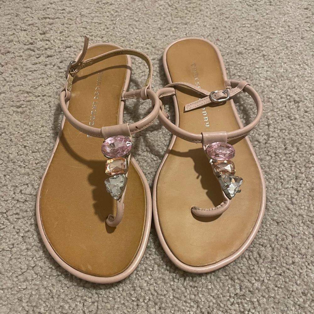 pink flats